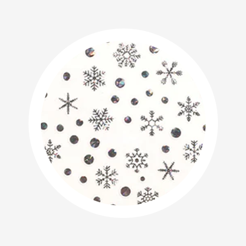 Stickers Snowy Snowflakes