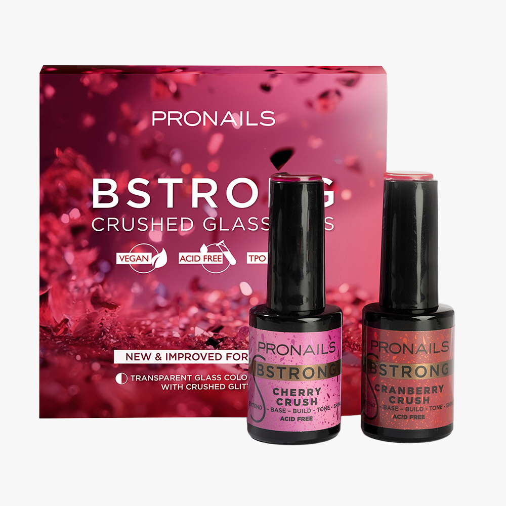 BStrong Crushed Glass Set