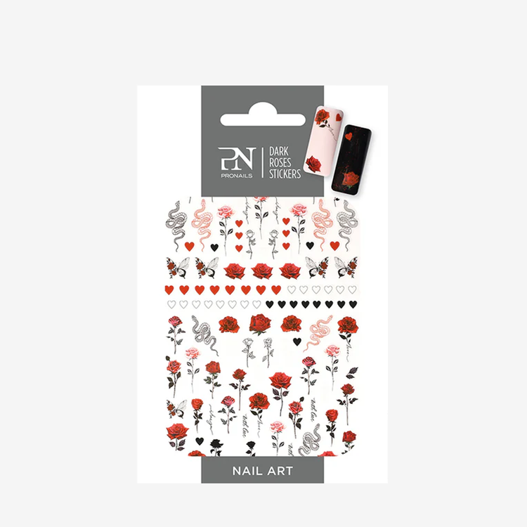 Stickers Dark Roses