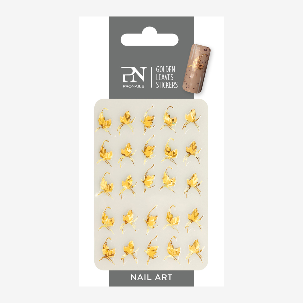 Golden Leaves Stickers