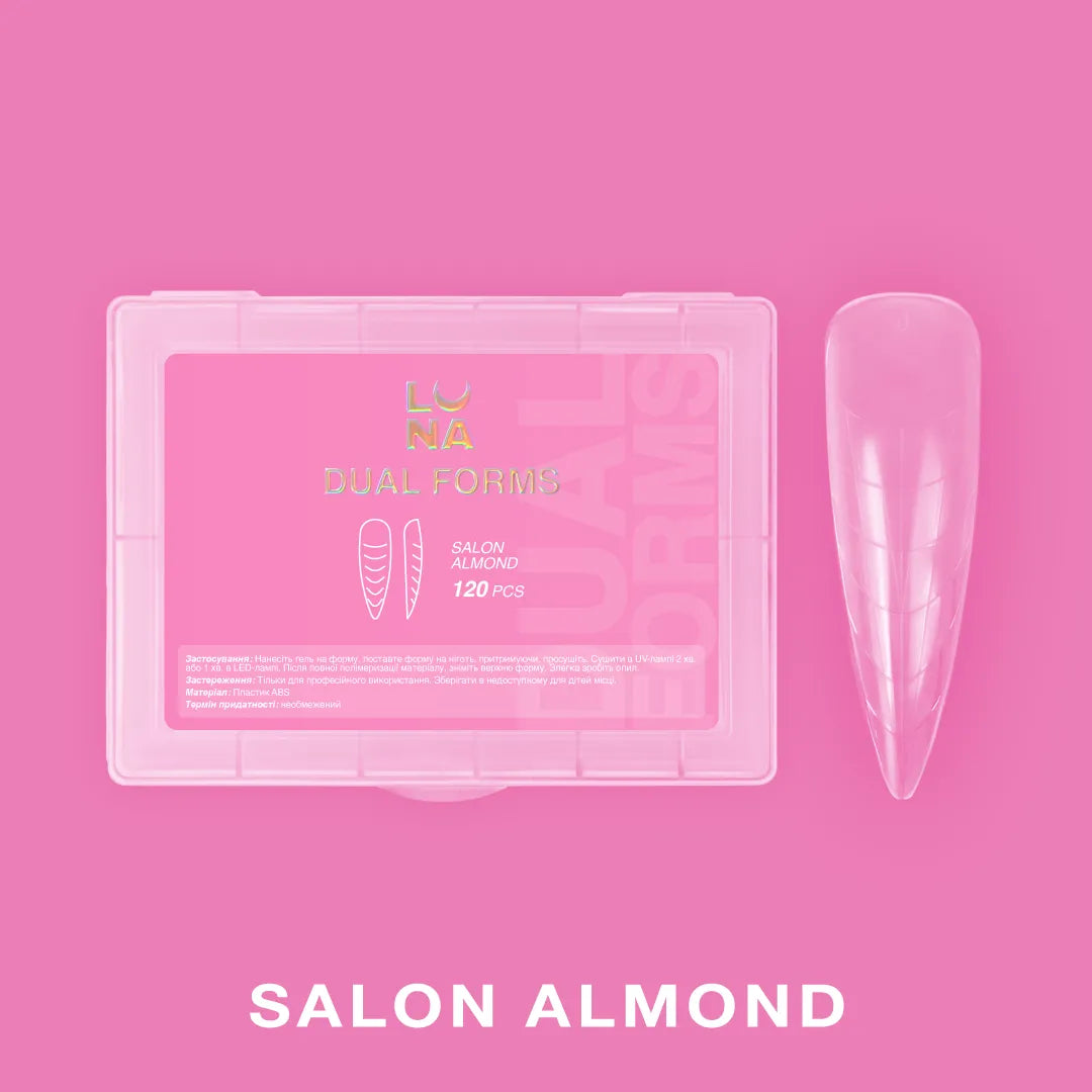 Dual Nail Forms Salon Almond
